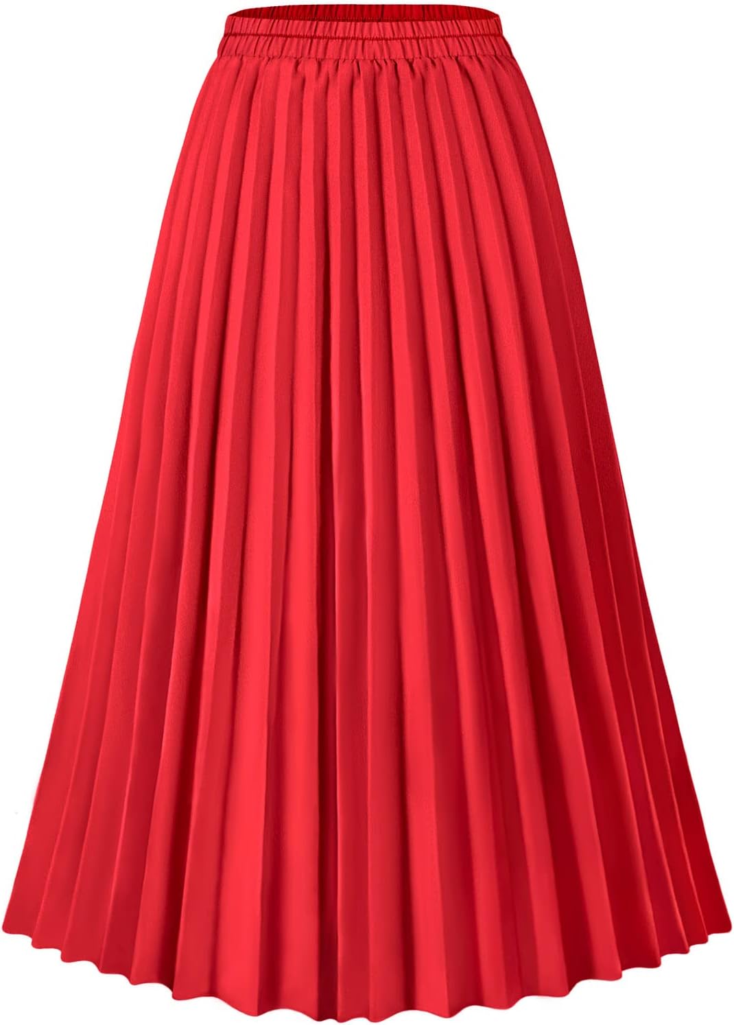 Manufacturer  Basoteeuo Womens Skirt Leopard Print Midi Long Shirring Pleated Skirts High Waisted A Line Skirts