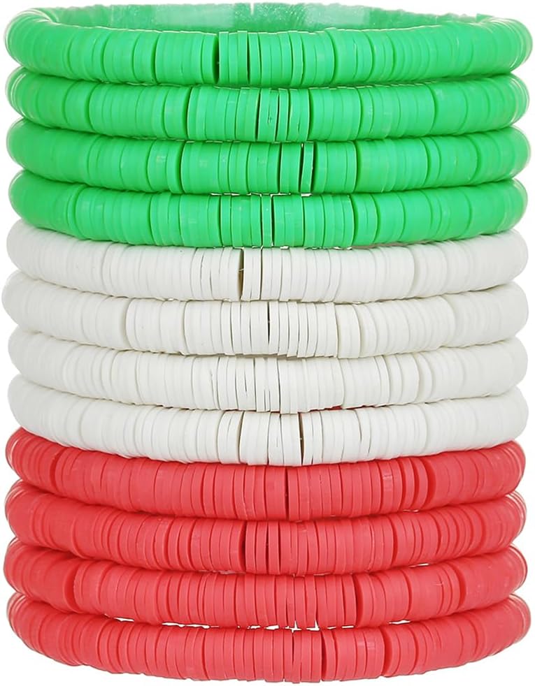 Manufacturer  12pcs Friendship Bracelets Beaded Bracelets Heishi Bracelet Cute Bracelets Stack Vinyl Clay Disc Bead Surfer Stretch Summer Beach Bracelets For Women Preppy Bracelets  bracelets