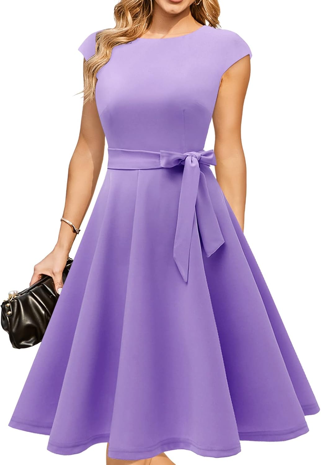 Manufacturer  DRESSTELLS Women's Cocktail Dresses, Formal Wedding Guest Modest Church Vintage Holiday Party Evening Dress dresses