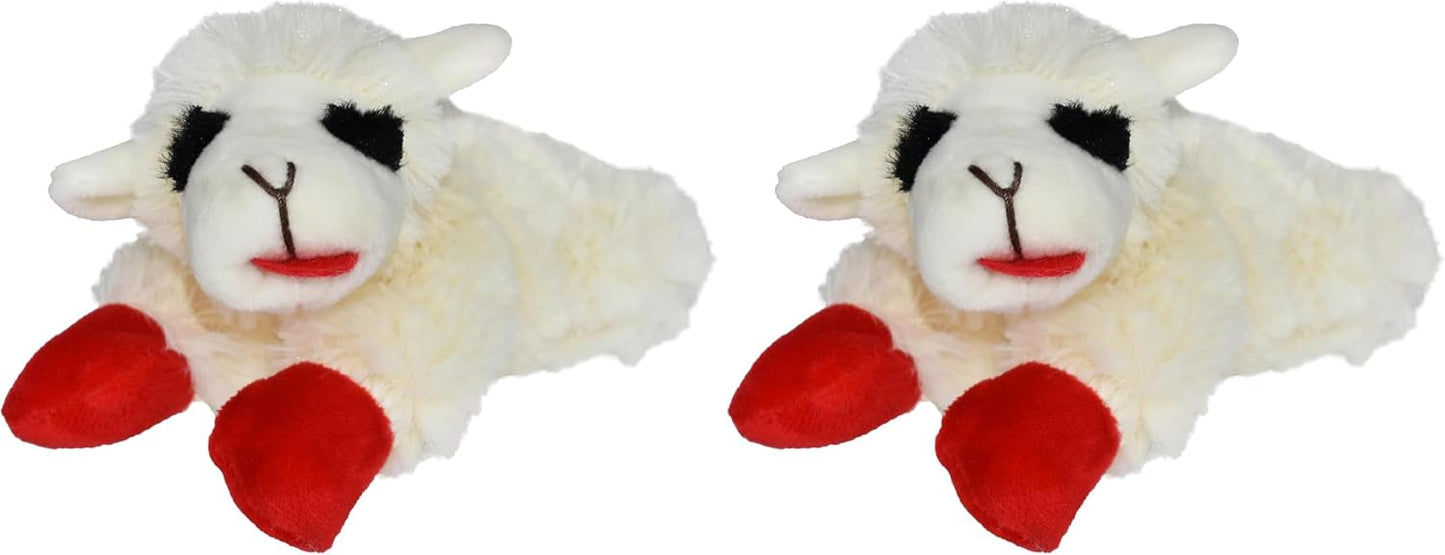 Manufacturer   Multipet Mini Lamb Chop Officially Licensed, Plush, Squeak Pet Toy (White, 10')    Dog toy
