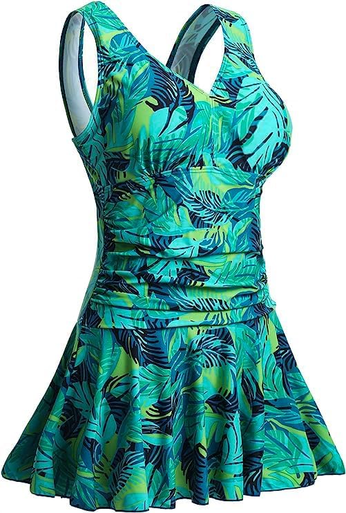 Manufacturer  MiYang Women's Plus-Size Flower Printing Shaping Body One Piece Swim Dresses Swimsuit  Swimsuit