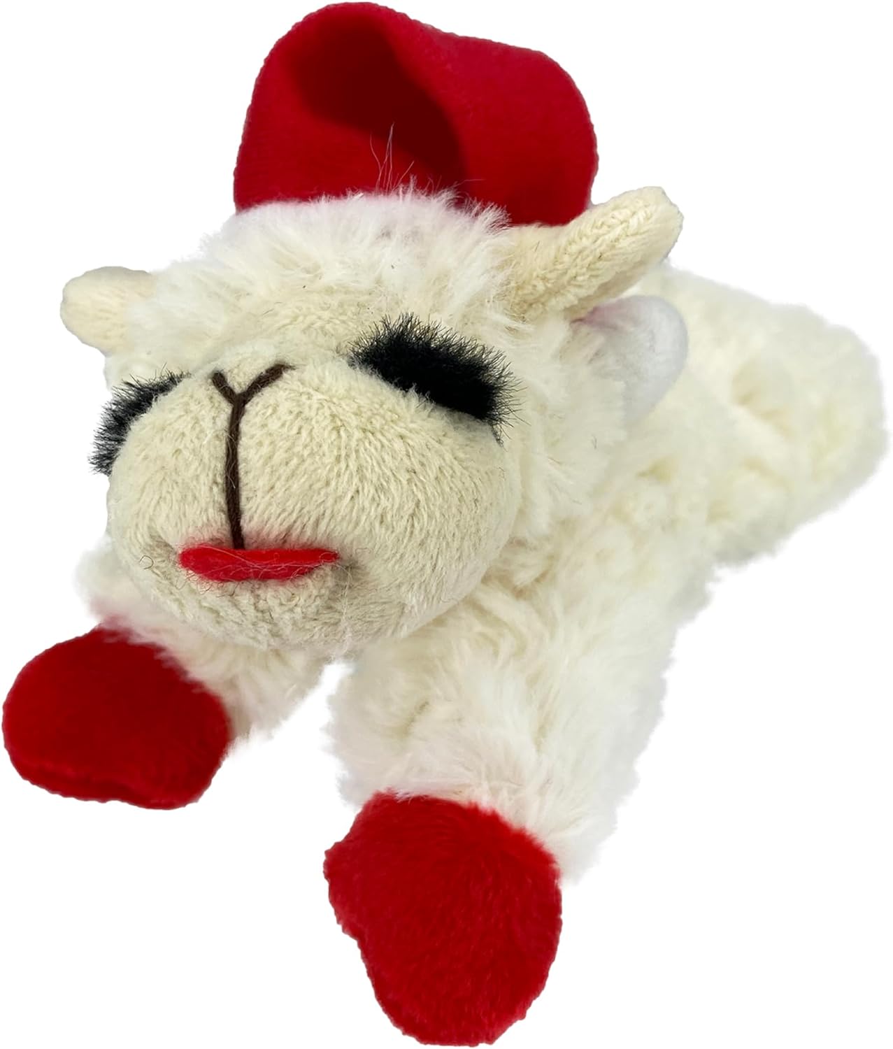 Manufacturer   Multipet Mini Lamb Chop Officially Licensed, Plush, Squeak Pet Toy (White, 10')    Dog toy