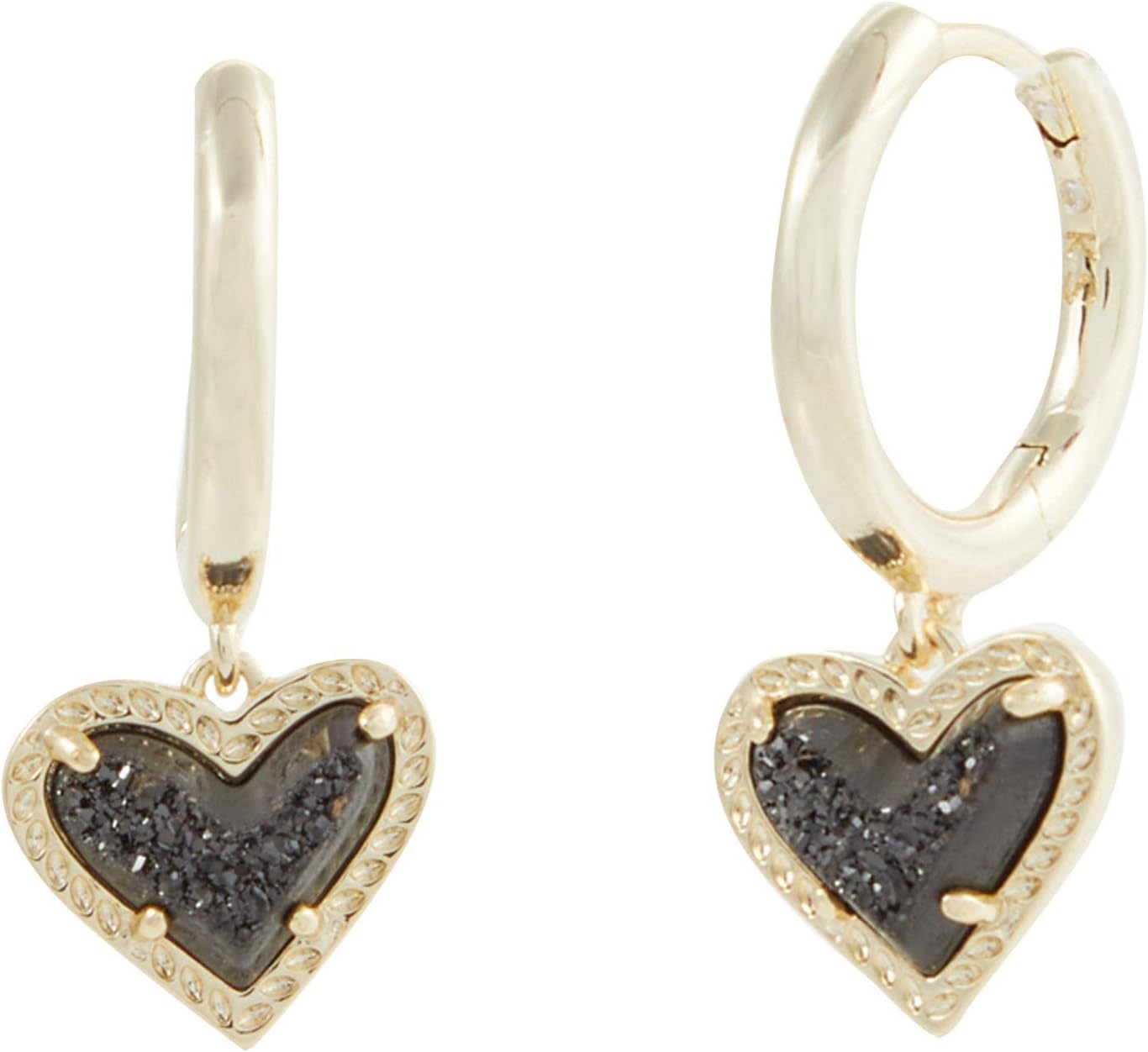 Manufacturer  Kendra Scott Ari Heart Huggie Earrings for Women, Fashion Jewelry  earring