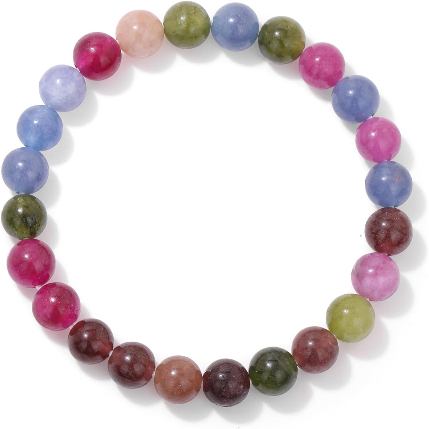 Manufacturer  GolbalJew Healing Bracelet For Women Anxiety Beaded Bracelets Jewelry Healing Stone Crystal Bracelet Stress Relief Yoga Beads Chakra Bracelets Gifts For Women pink  bracelets