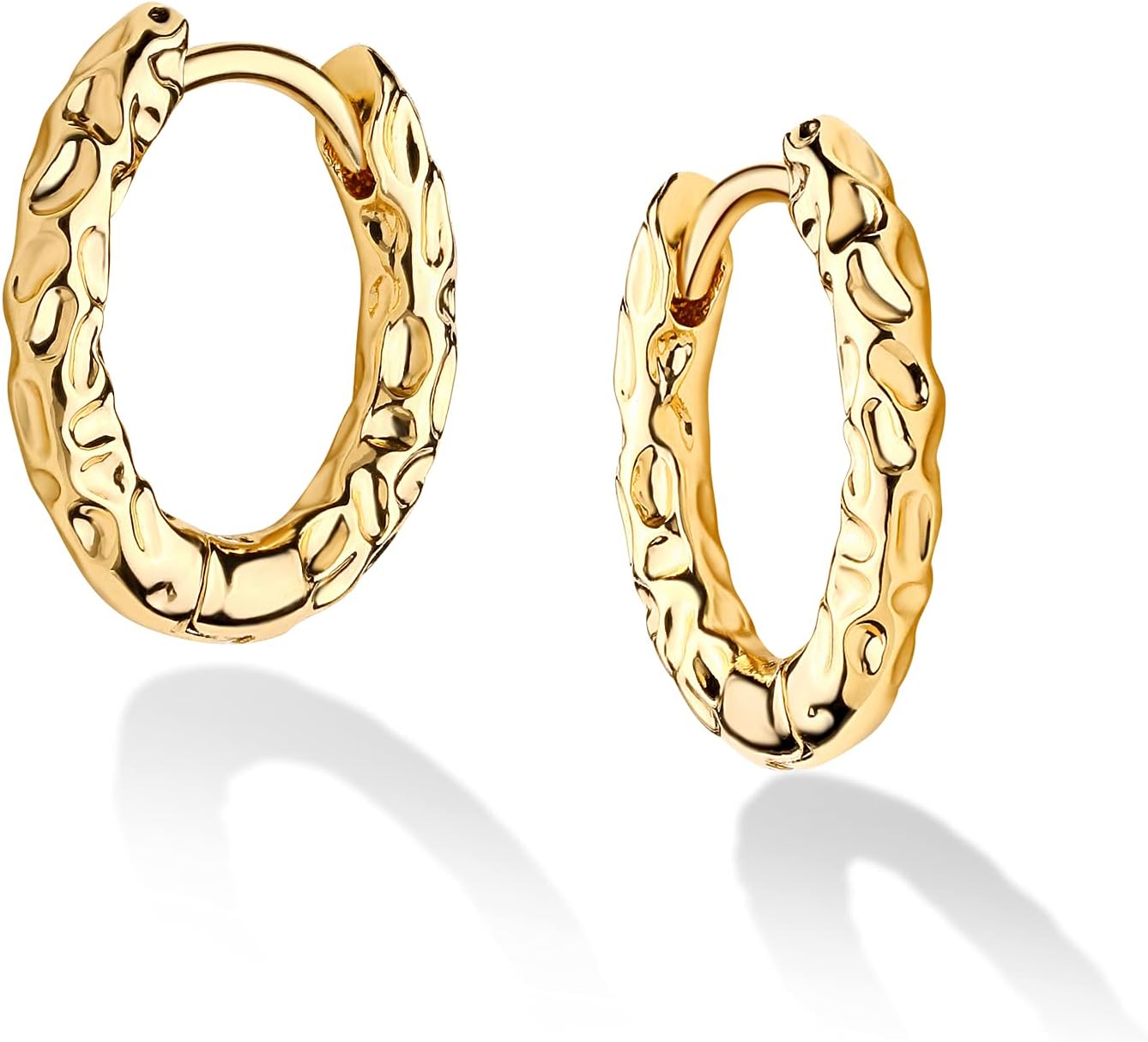 Manufacturer  VACRONA Cubic Zirconia Huggie Earrings 14k Gold Plated Tiny Earrings Small Huggie Hoop Earrings Simple Lightweight Hoops Gift for Women  earring