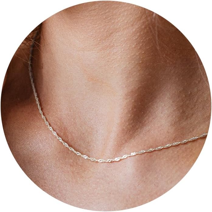 Manufacturer  Freekiss Herringbone Necklace for Women,Dainty Gold Necklace,14k Gold Plated Snake,Gold Chain Choker Necklaces,Simple Gold Layered Necklaces,Gold Jewelry Gift for Women  Necklace