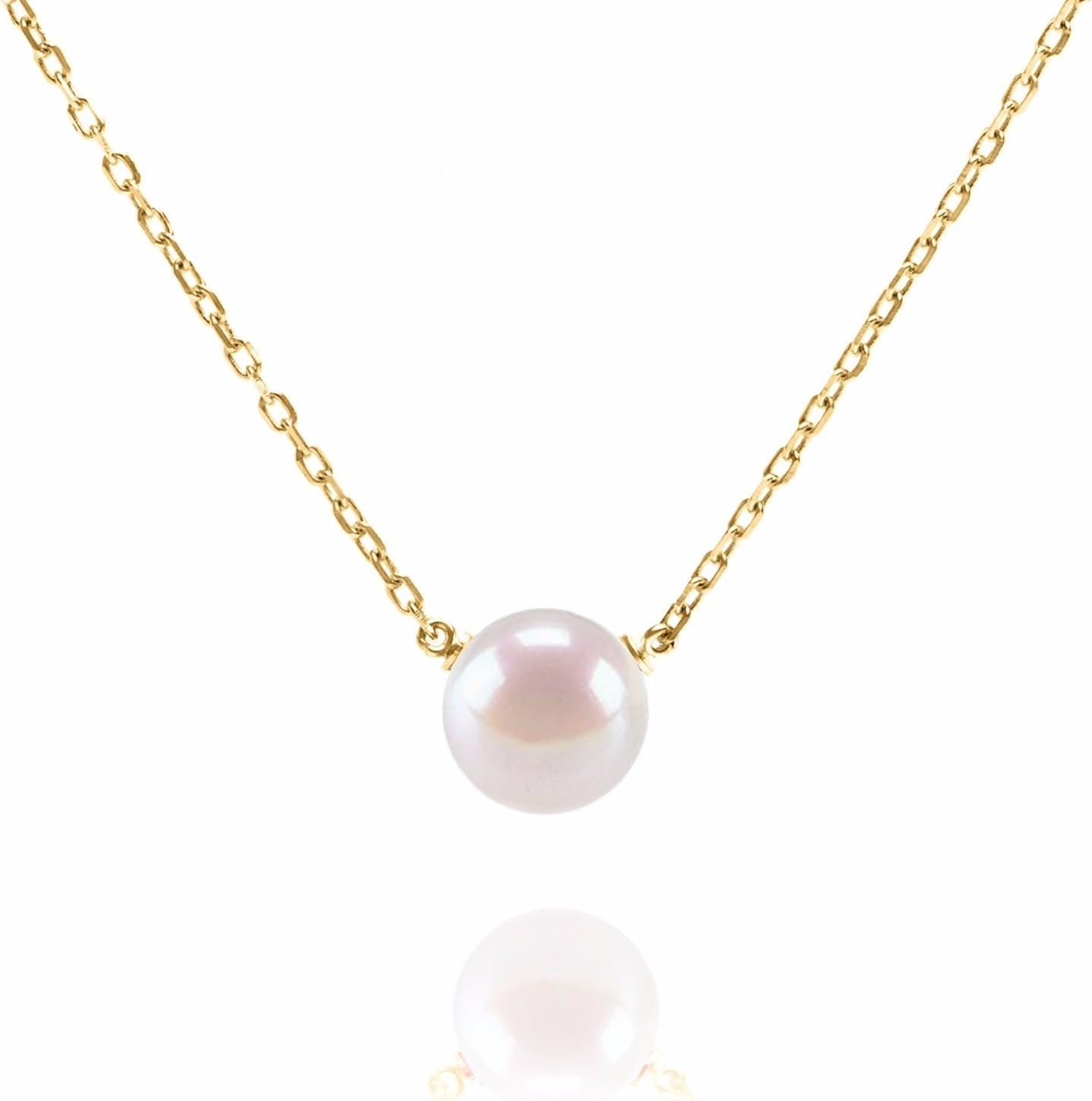 Manufacturer  PAVOI Handpicked AAA+ Freshwater Cultured Single Pearl Necklace Pendant | Gold Necklaces for Women  Necklace