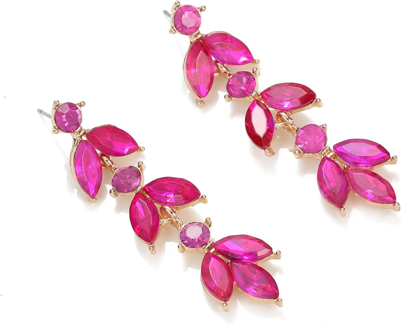 Manufacturer  Wedding Rhinestone Dangle Earrings Elegant Bridal Crystal Drop Earrings for Women Bridesmaids Guest Party Prom  earring