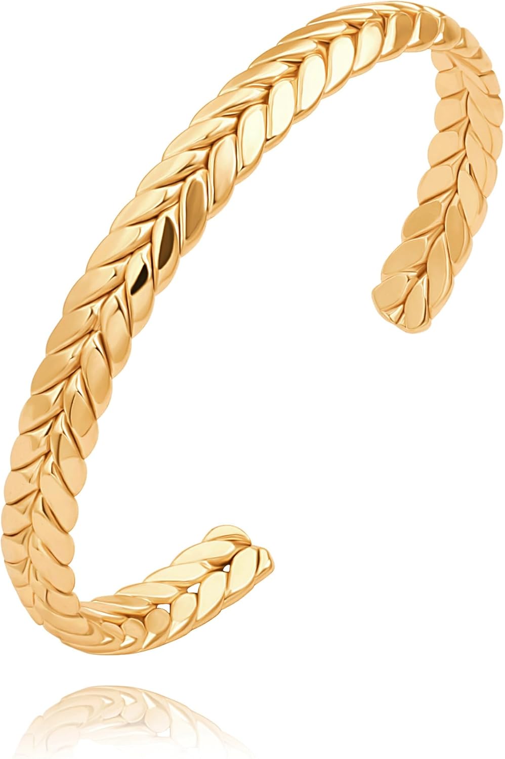 Manufacturer  PERNNLA PEARL Dainty Gold Bar Bracelet for Women Simple Delicate Thin Cuff Bangle Hook Bracelet 18K Gold Plated Handmade Minimalist Jewelry  bracelets