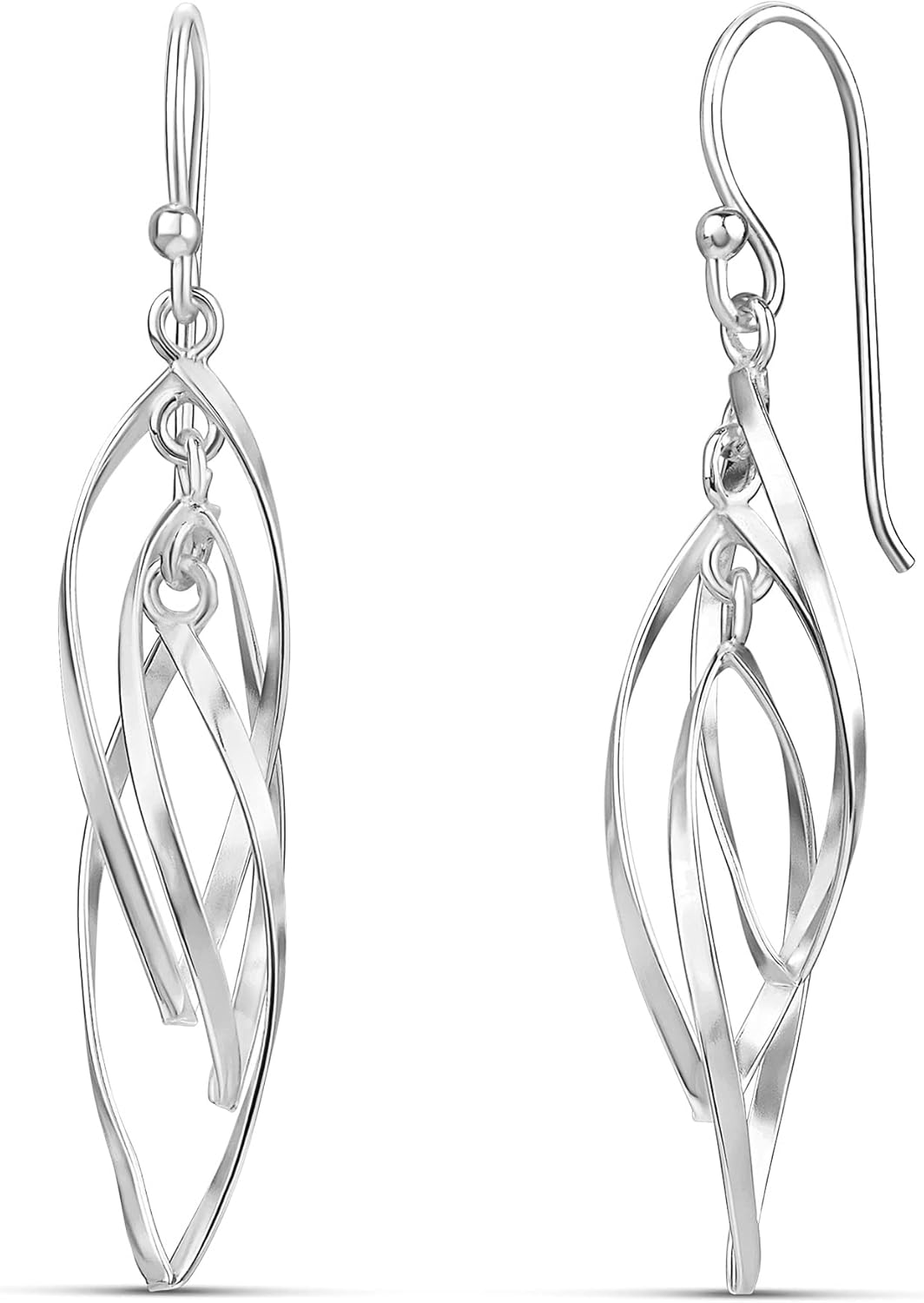 Manufacturer  MILLA Teardrop Earrings - Designer Silver Statement Earrings or Gold Dangle Earrings for Women Trendy Upscale Dangly Earrings  earring