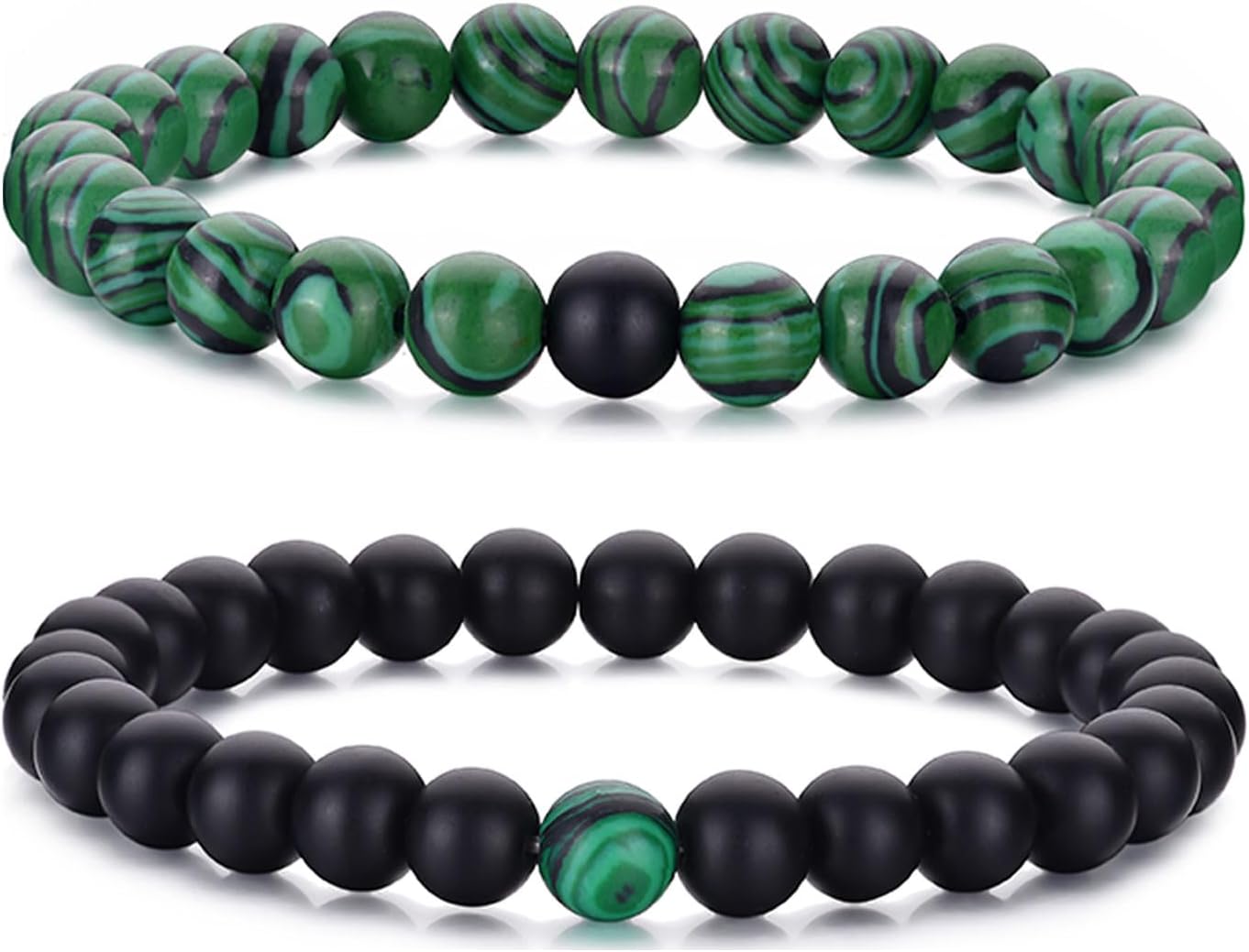 Manufacturer  RANKEEF Tiger Eye Bracelet For Men 8MM Natural Stone Stretch Adjustable Black Crystal Beaded Bracelet for Men Women Gifts  bracelets