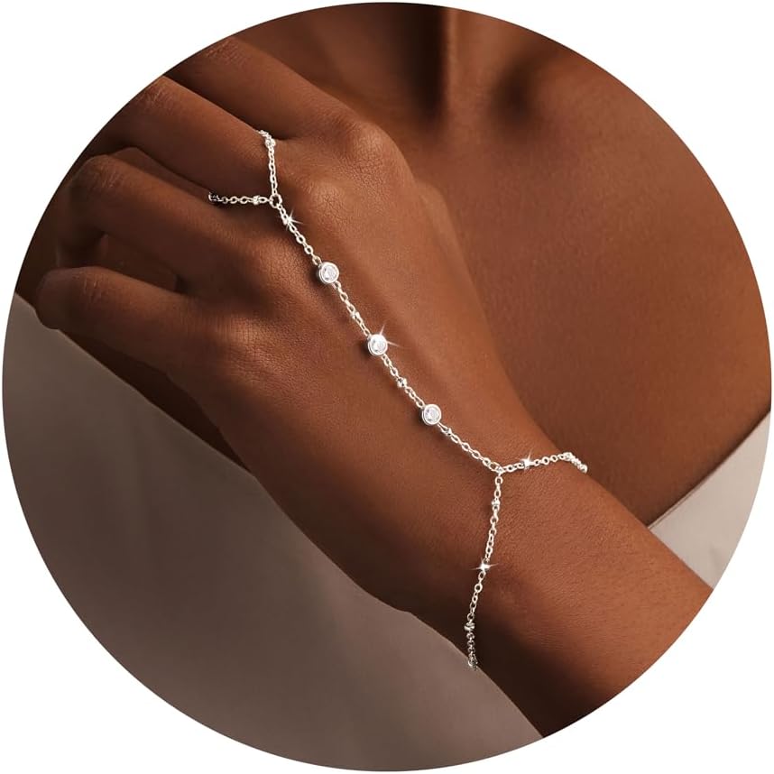 Manufacturer  Gold Bracelets for Women Trendy,14K Real Gold Plated Dainty Stackable Paperclip Cuban Link Chain Bracelets,Cuff Bracelets Jewelry Set Adjustable 7"+2"  bracelets