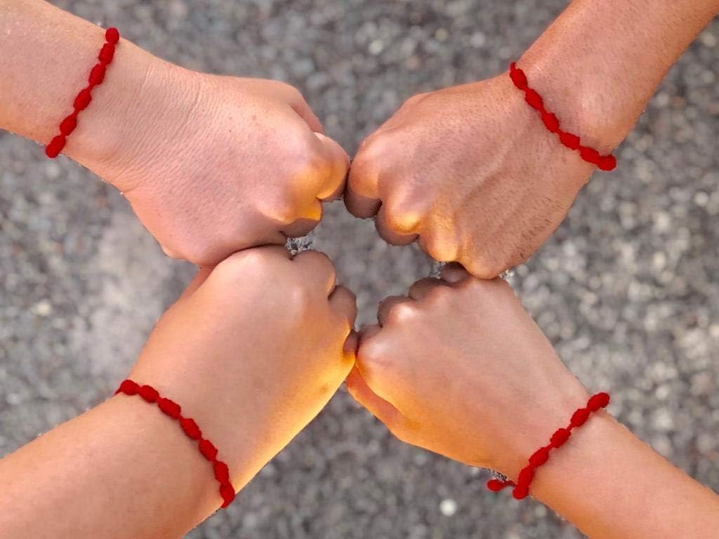 Manufacturer  PHITECUS Bracelet 7 knots for protection, Evil Eye and Good Luck. Buddisth String. Thread/Amulet for prosperity and success. Talisman for Womens, Mens, Girls, Boys. Cord Adjustable.  bracelets