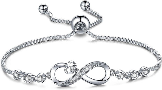 Manufacturer  Gifts for Women Mom, Infinity Love Bracelets for Women Girls Girlfriend, Birthday Mothers Day Jewelry Gifts for Mom Wife from Daughter Son  bracelets