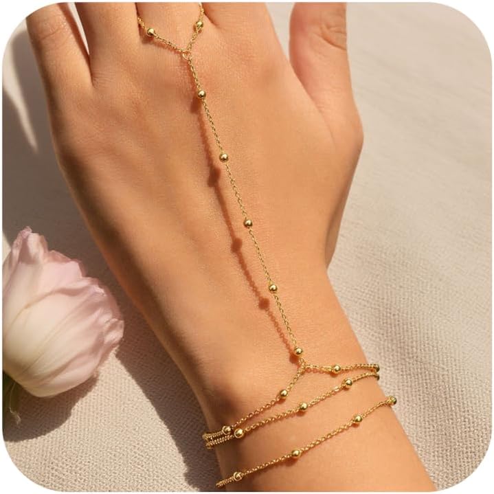 Manufacturer  TEN MIRO 16k Chunky Gold Bracelets for Women Non Tarnish,Womens Gold Bracelet Stack Layered Chunky Chain Bracelets Waterproof Link Bracelets Rope Tennis Satellite Bead Ball Bracelet Jewelry Gifts for Womens  bracelets