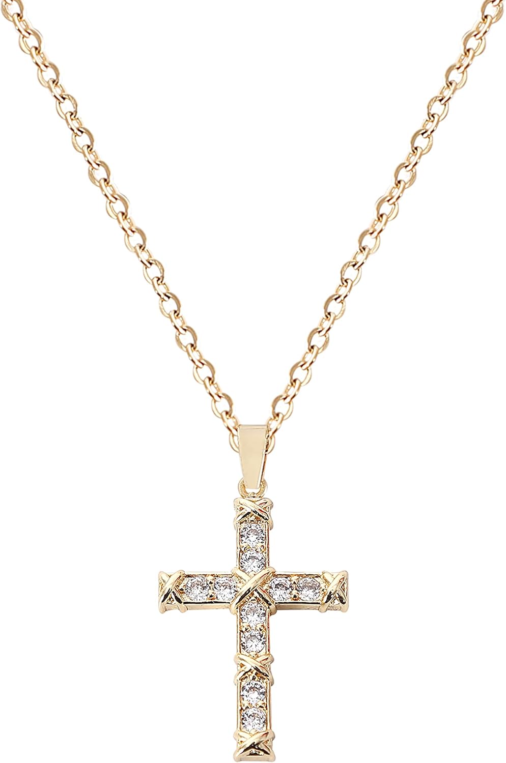 Manufacturer  Cross Pendant Necklace for Women Jewelry Gold Cross Necklaces for Women Cross Necklace Minimalist Trendy Jewelry Valentines Day  necklace