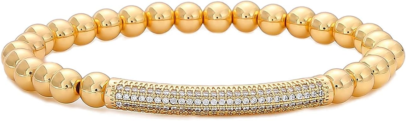 Manufacturer  GOOJIDS Surfer Heishi Clay Bead Bracelets for Women Bohemian Stackable Gold Beaded Stretch Bracelets Elastic Layering Friendship Bracelets Set Boho Jewelry  bracelets