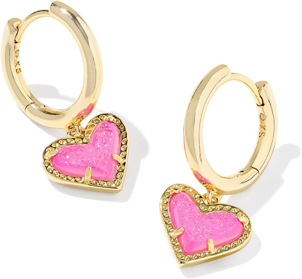 Manufacturer  Kendra Scott Ari Heart Huggie Earrings for Women, Fashion Jewelry  earring