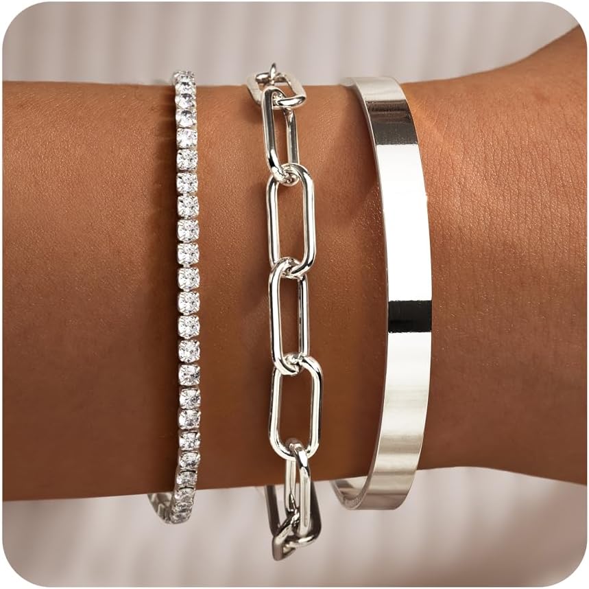 Manufacturer  Gold Bracelets for Women Non Tarnish Dainty 14K Real Gold Plated Bangle Cuff Bracelets Stack for Women,Waterproof Stackable Bracelet Gold Jewelry Trendy Gifts Adjustable  bracelets