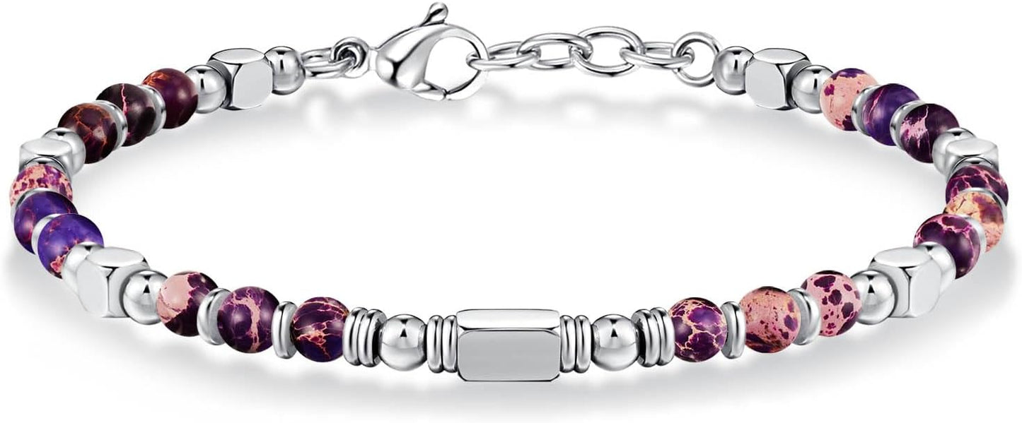Manufacturer  Beaded Bracelets for Women - Silver and Gold Boho Bracelets, Trendy Jewelry Gifts for Lover, Mom, Friends  bracelets