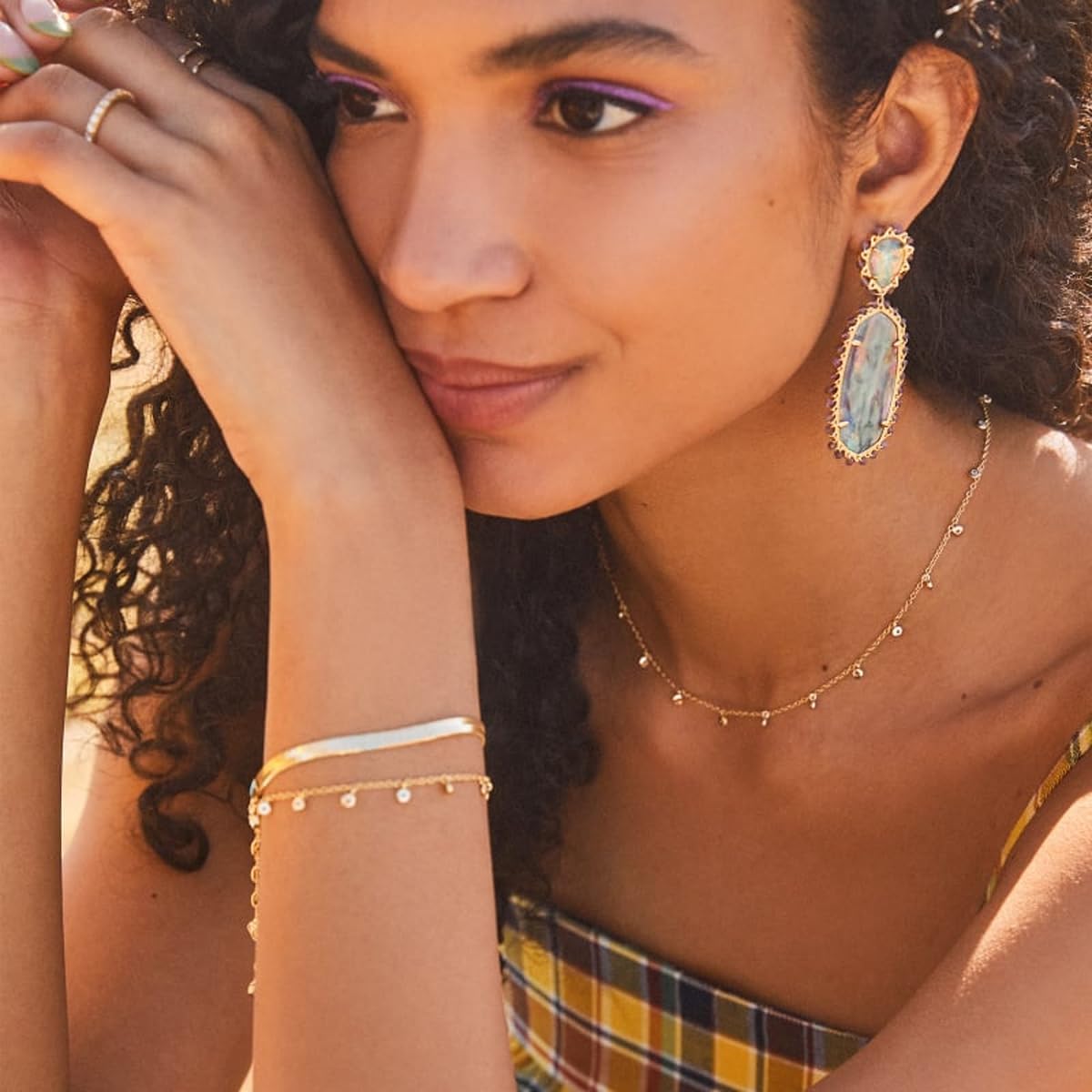 Manufacturer  Kendra Scott Kassie Set of 3 Chain Bracelets, Fashion Jewelry for Women  bracelets