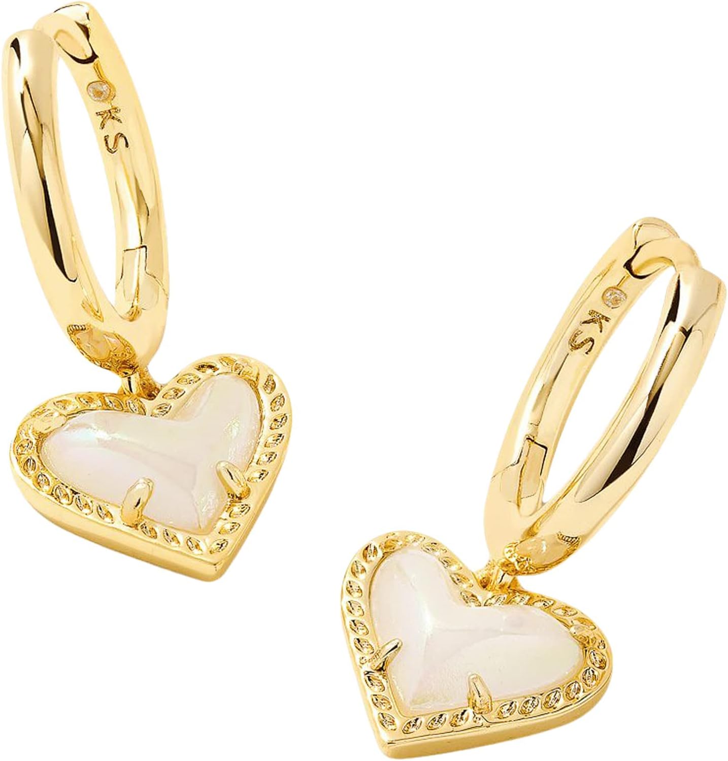 Manufacturer  Kendra Scott Ari Heart Huggie Earrings for Women, Fashion Jewelry  earring