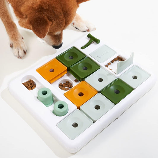 Manufacturer   Dog Puzzle Toy 3 Levels, Mental stimulating for Boredom and Smart Dogs, Treat Puzzle for All Breeds Dog    Dog toy