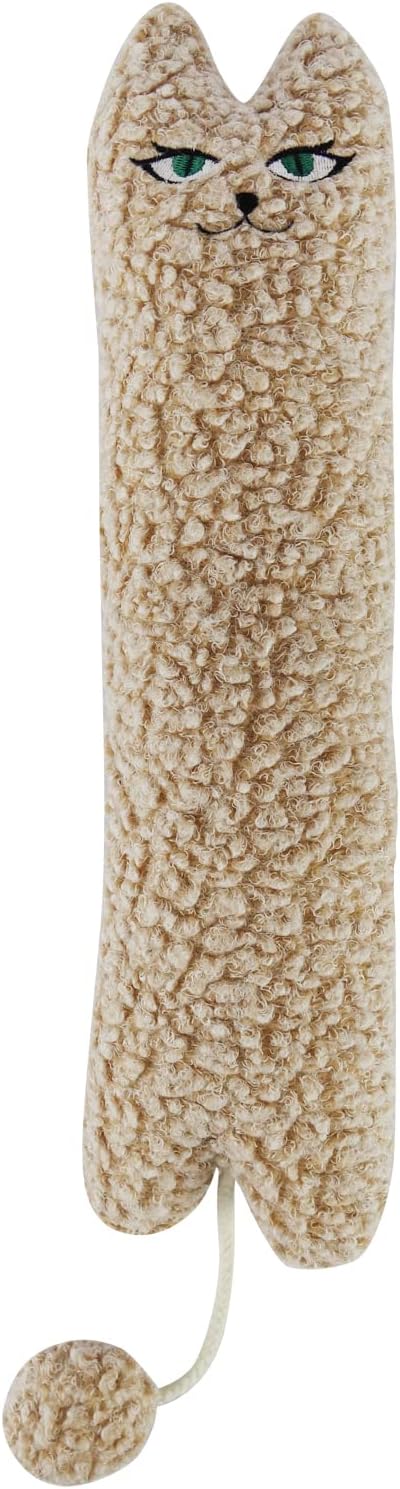 Manufacturer  TTcat Catnip Silvervine Matatabi Pillow for Cats & Kittens,Cat Kicker Toy,Large Size Cat Pillow Soothing Plush Cat Toy(Beige).    Cat toy