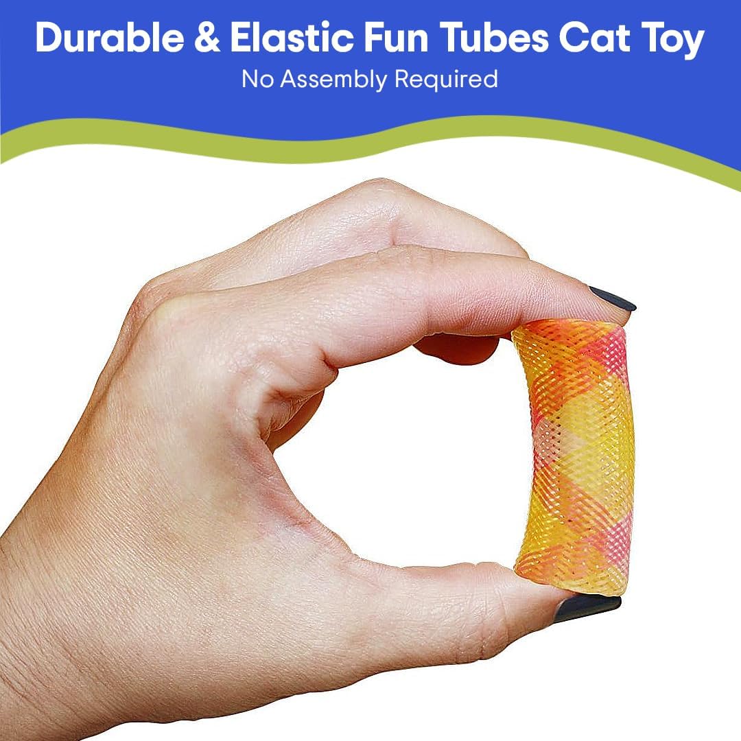Manufacturer  SPOT Kitty Fun Tubes Cat Toy | Bouncy Cat Toy with Catnip Inside for Cats and Kittens to Bite, Swat and Chase | Interactive Cat Toy | 3 Pieces    Cat toy