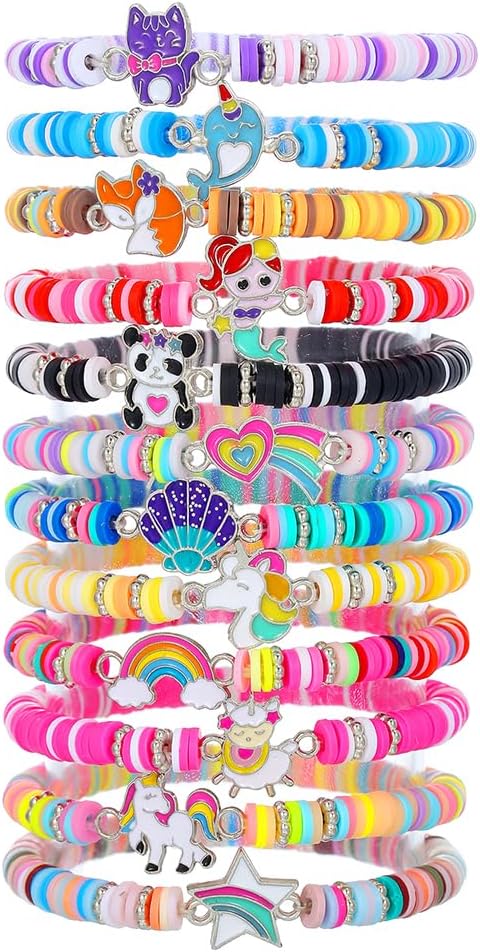 Manufacturer  Friendship Bracelets Boho Stackable Bracelets for Women Surfer Heishi Clay Bead Bracelets Stretch Preppy Bracelets Colorful Boho Bracelets for Women  bracelets