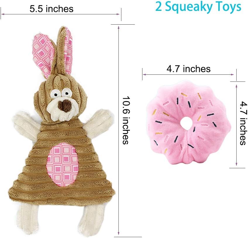 Manufacturer   Puppy Toys for Teething, Puppy Chew Toys for Small Dogs, Crinkle Dog Toys Small Breed Boredom and stimulating, Dog Toys for Small Dogs, Pink, 5-Pack    Dog toy