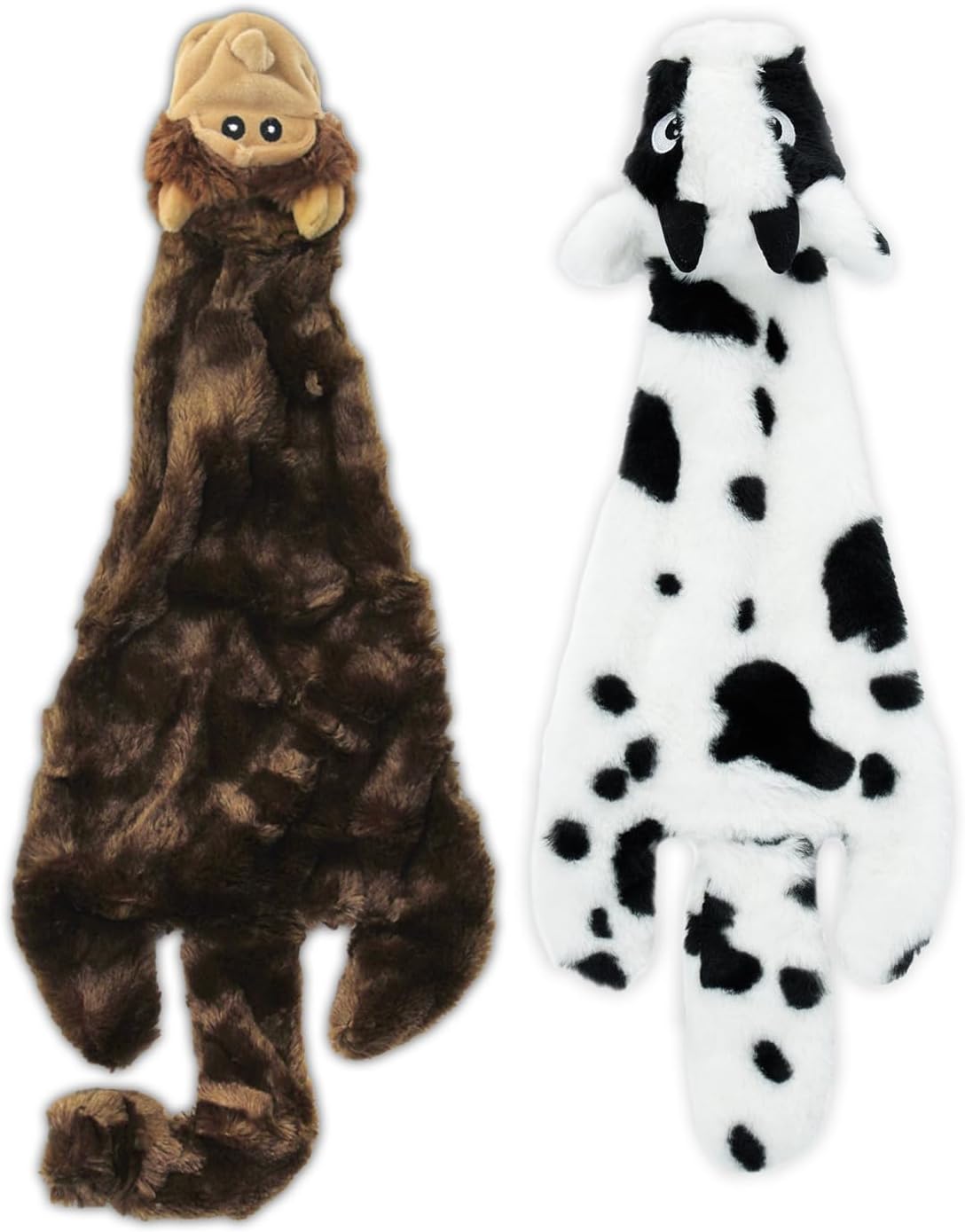 Manufacturer   Best Pet Supplies Squeaky Dog Toys with Soft Durable Fabric for Small, Medium and Large Pets Interactive Toy for Indoor Play, Supports Active Biting and Play - 4 Figures, Small    Dog toy