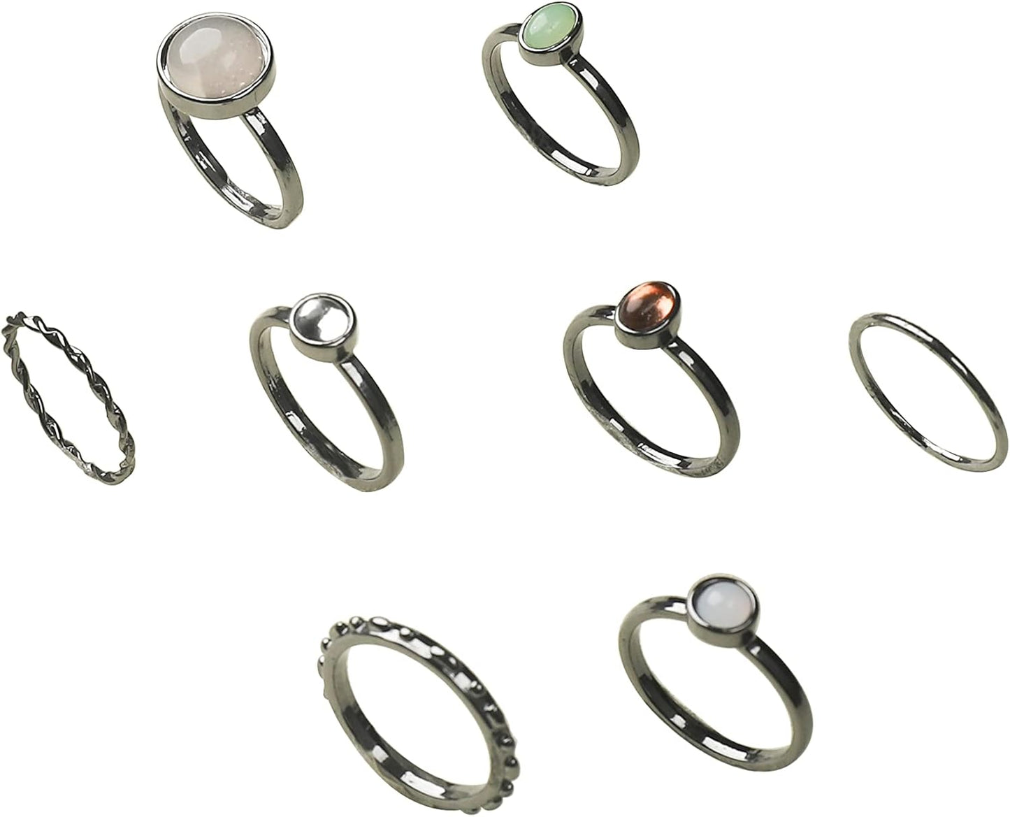 Manufacturer  ItsStarred 7-19pcs Silver Star Moon Knuckle Ring Set for Women Vintage Stackable Midi Finger Rings Set   rings