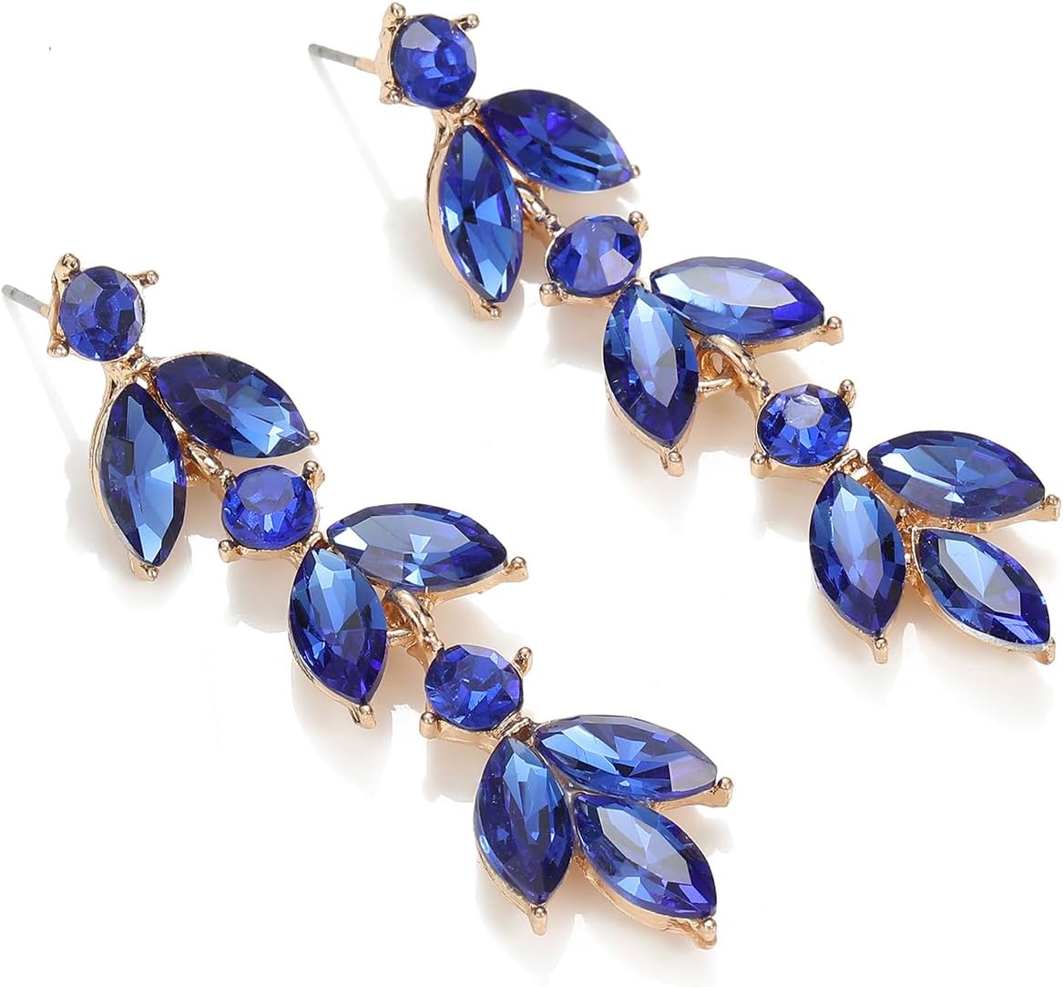 Manufacturer  Wedding Rhinestone Dangle Earrings Elegant Bridal Crystal Drop Earrings for Women Bridesmaids Guest Party Prom  earring