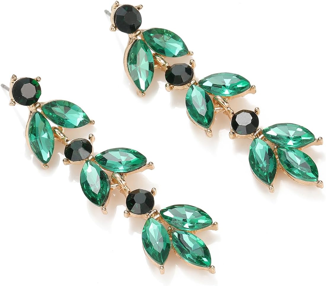 Manufacturer  Wedding Rhinestone Dangle Earrings Elegant Bridal Crystal Drop Earrings for Women Bridesmaids Guest Party Prom  earring