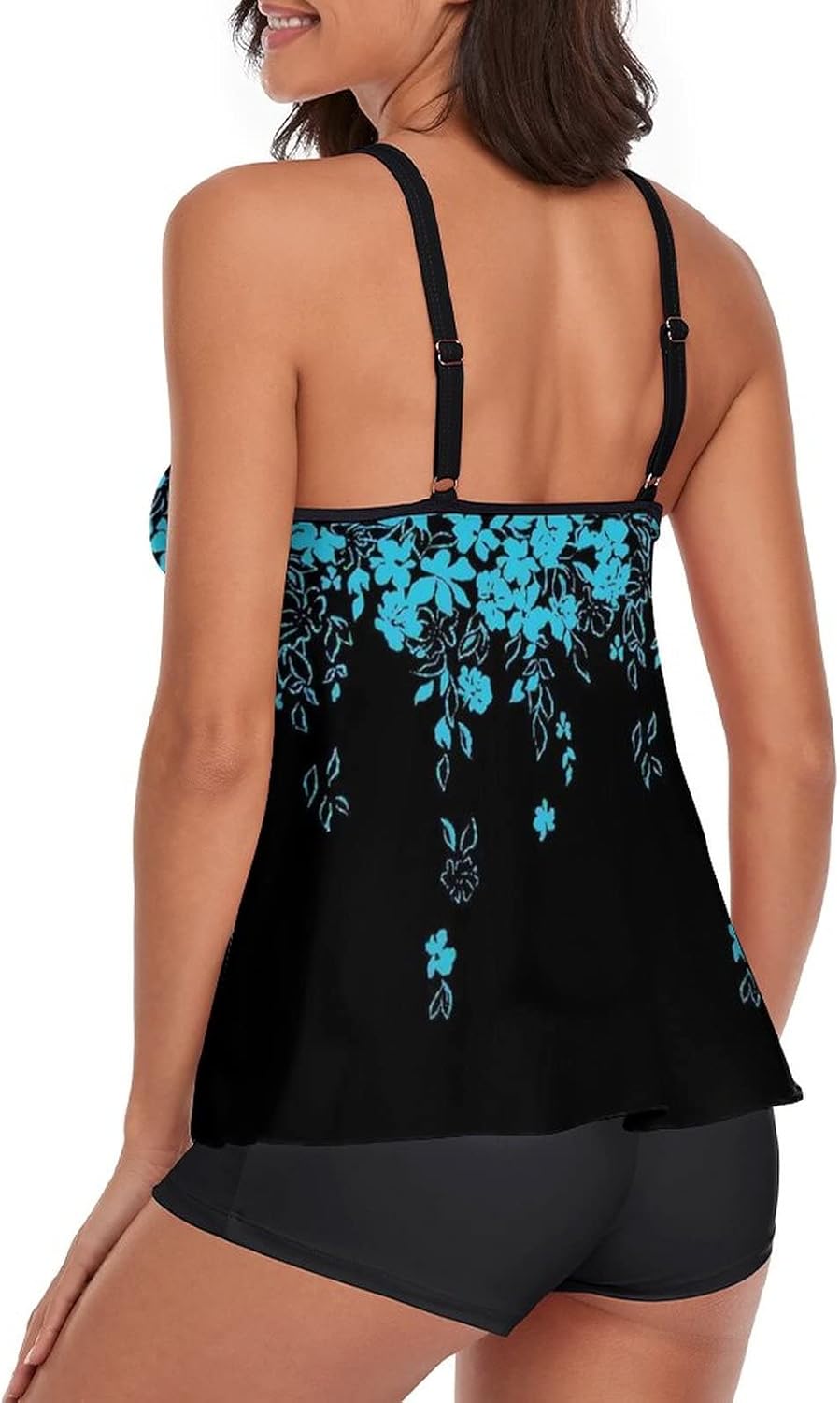 Manufacturer  Urchics Womens  Tankini Swimsuits Tummy Control Flowy Swimwear Two Piece Bathing Suits Swim Tank Top with Boyshorts  Swimsuit