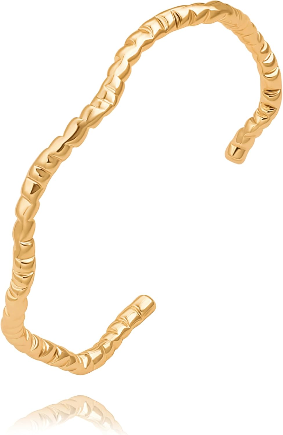 Manufacturer  PERNNLA PEARL Dainty Gold Bar Bracelet for Women Simple Delicate Thin Cuff Bangle Hook Bracelet 18K Gold Plated Handmade Minimalist Jewelry  bracelets
