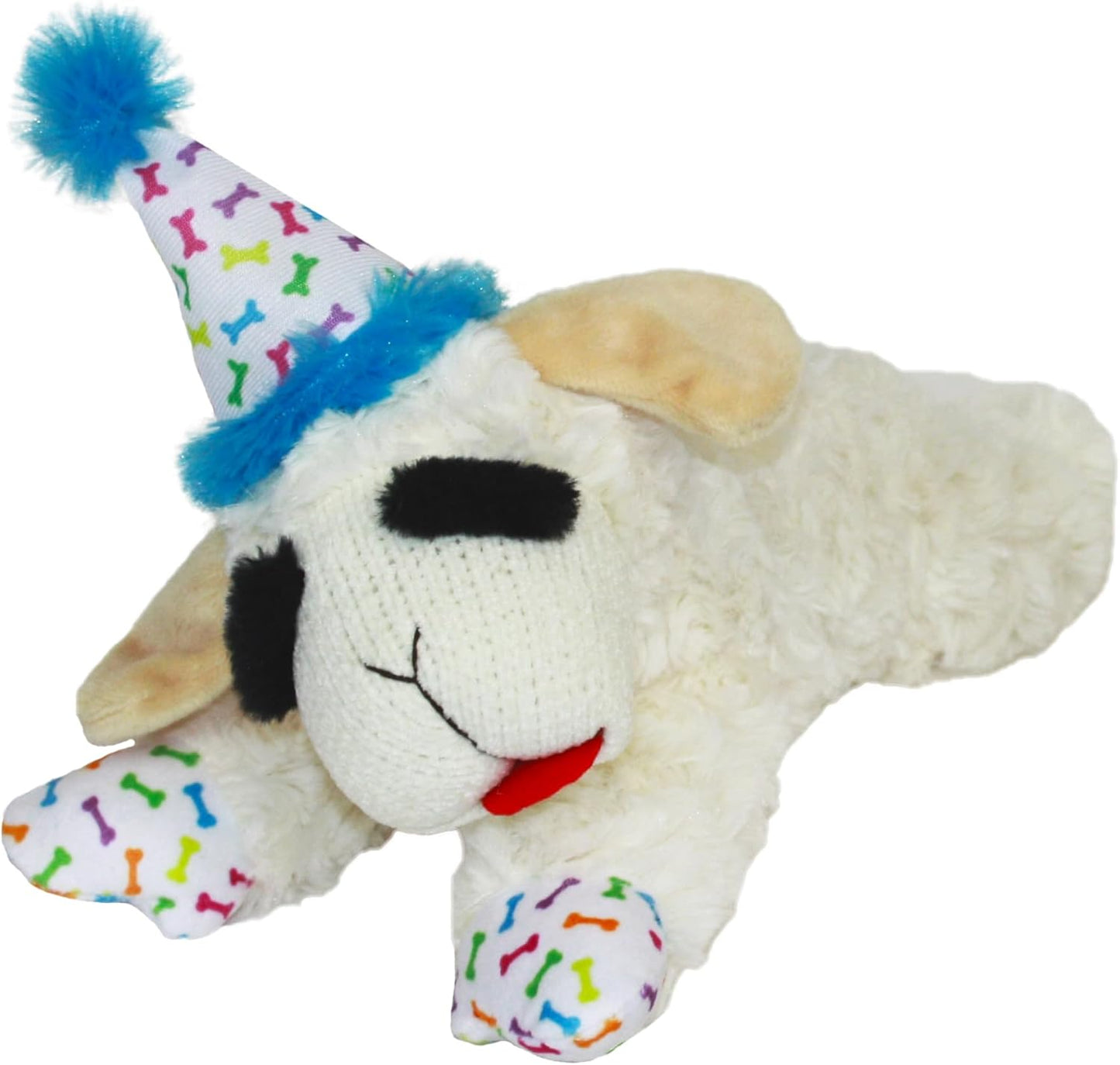 Manufacturer   Multipet Mini Lamb Chop Officially Licensed, Plush, Squeak Pet Toy (White, 10')    Dog toy