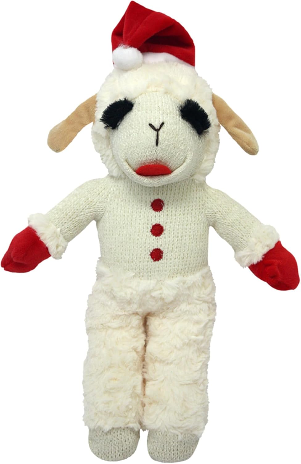 Manufacturer   Multipet Mini Lamb Chop Officially Licensed, Plush, Squeak Pet Toy (White, 10')    Dog toy