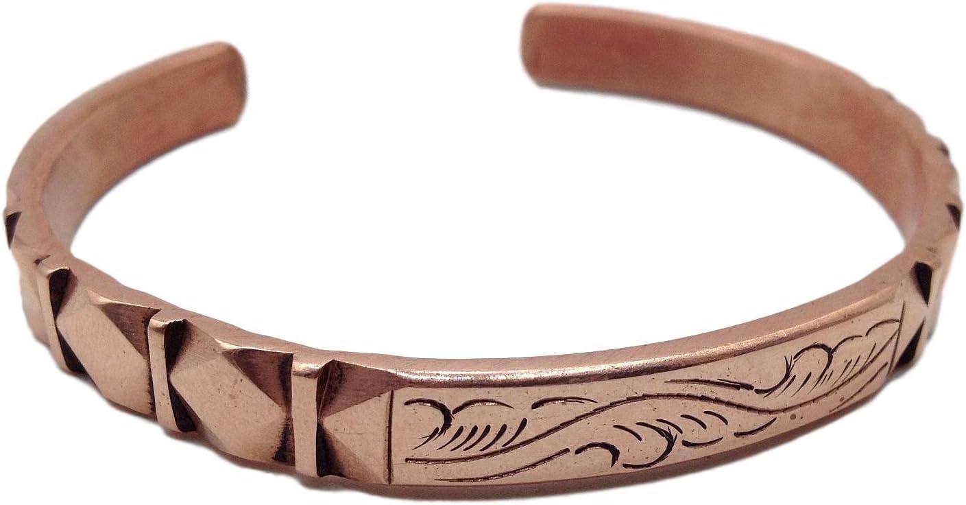 Manufacturer  Healing Lama™ Hand Forged 100% Copper Bracelet. Made with Solid and High Gauge Pure Copper.  bracelets