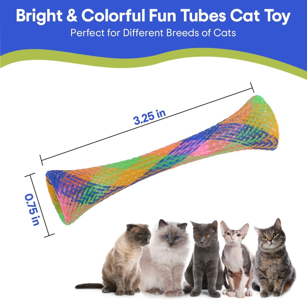 Manufacturer  SPOT Kitty Fun Tubes Cat Toy | Bouncy Cat Toy with Catnip Inside for Cats and Kittens to Bite, Swat and Chase | Interactive Cat Toy | 3 Pieces    Cat toy