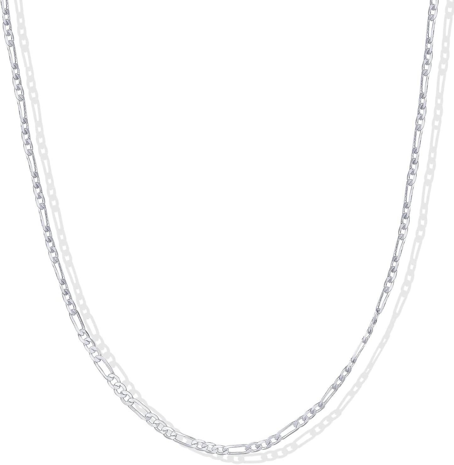 Manufacturer  PAVOI 14K Gold Plated Curb Paperclip Box Sphere Bead Snake Herringbone and Figaro Chain Adjustable Necklace  Necklace
