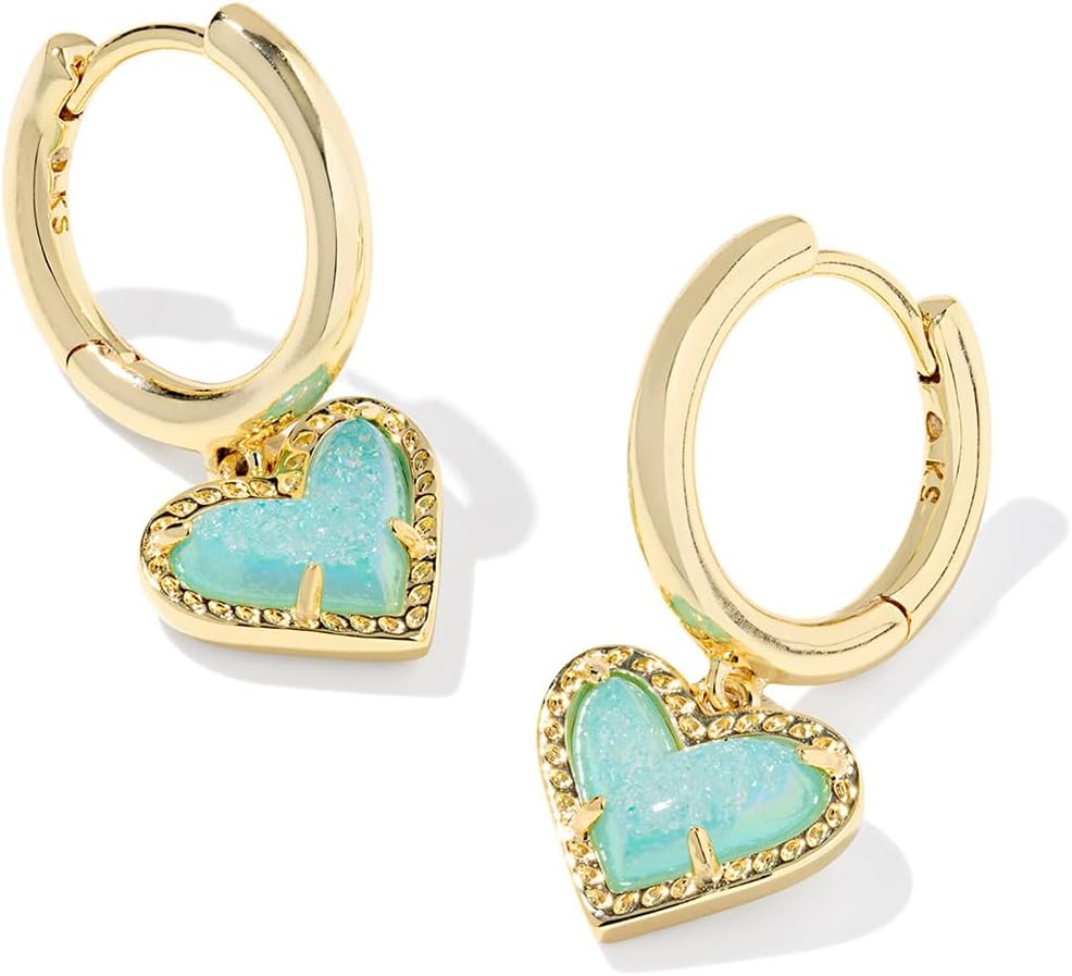 Manufacturer  Kendra Scott Ari Heart Huggie Earrings for Women, Fashion Jewelry  earring