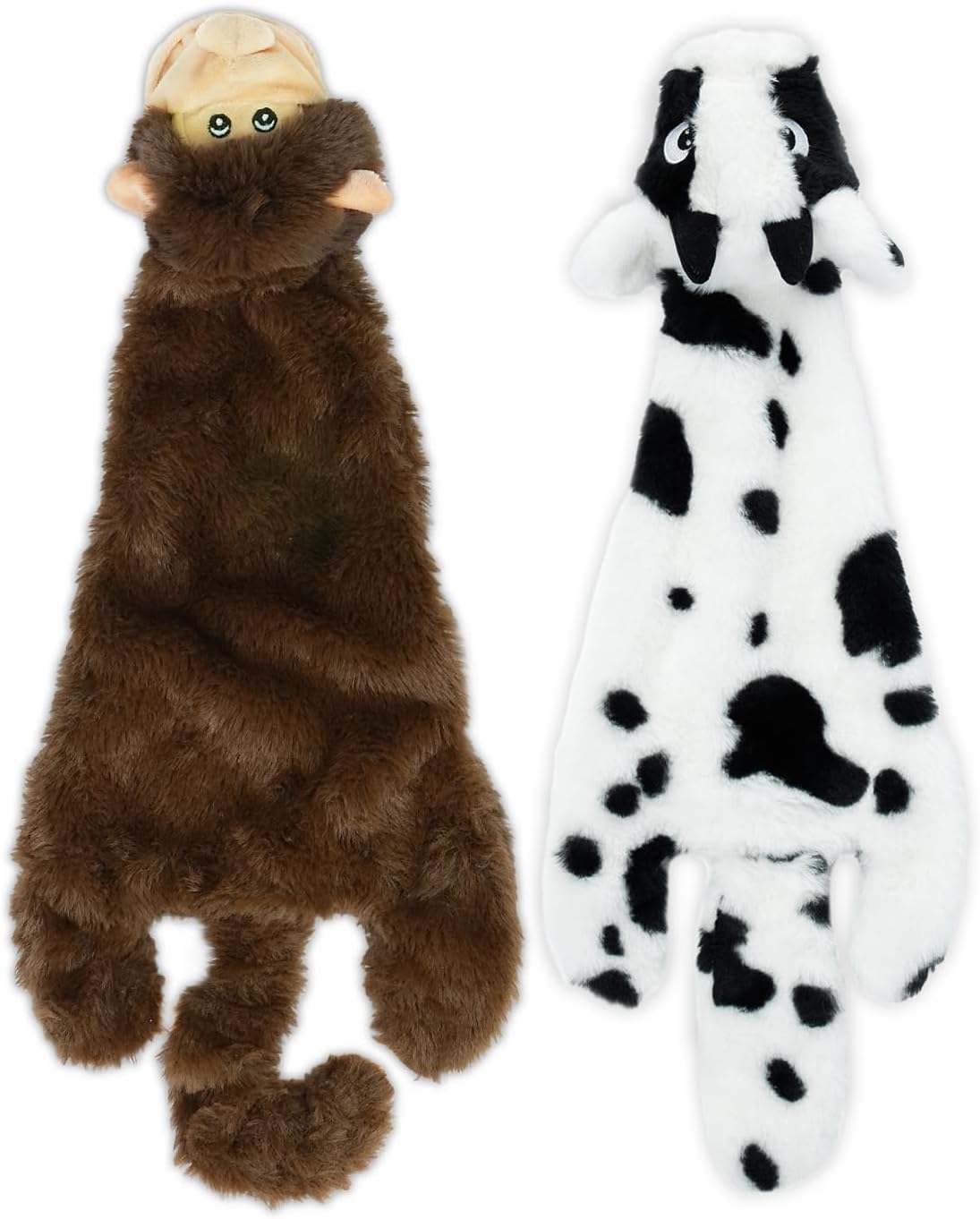 Manufacturer   Best Pet Supplies Squeaky Dog Toys with Soft Durable Fabric for Small, Medium and Large Pets Interactive Toy for Indoor Play, Supports Active Biting and Play - 4 Figures, Small    Dog toy