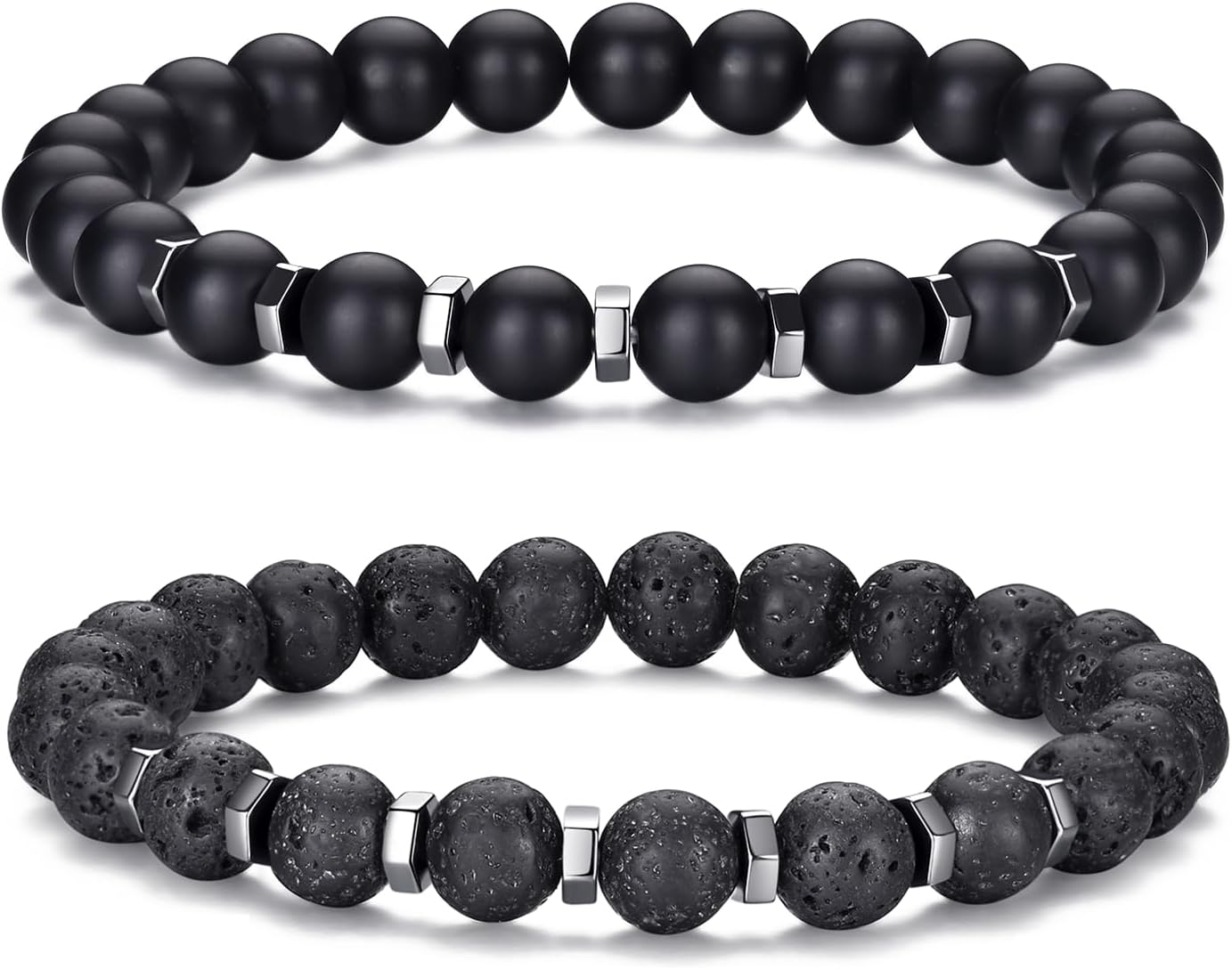 Manufacturer  RANKEEF Tiger Eye Bracelet For Men 8MM Natural Stone Stretch Adjustable Black Crystal Beaded Bracelet for Men Women Gifts  bracelets