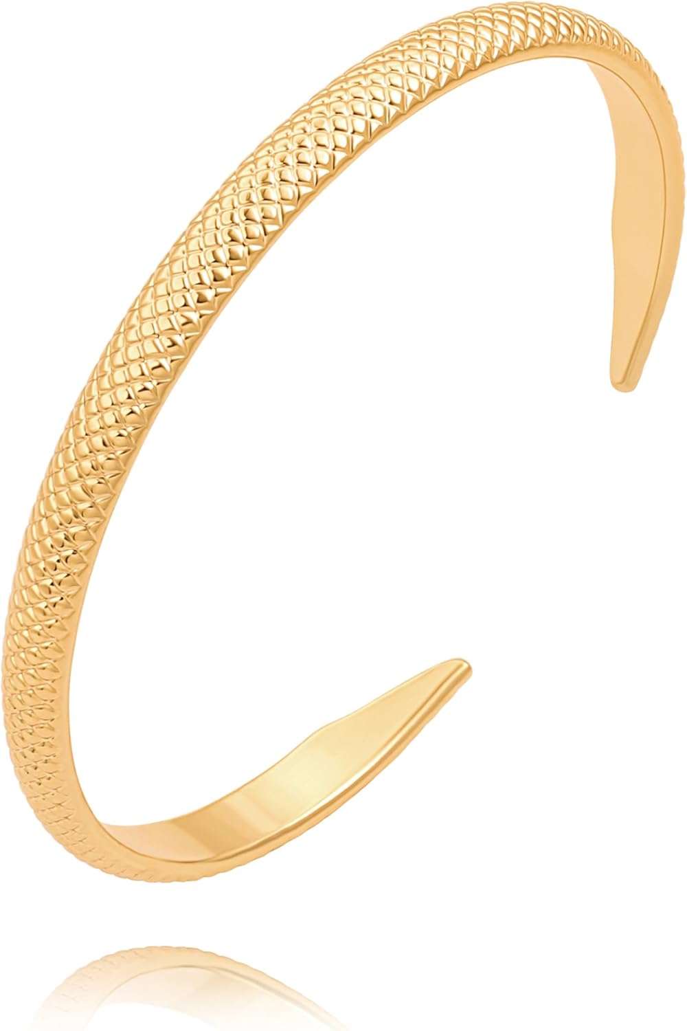 Manufacturer  PERNNLA PEARL Dainty Gold Bar Bracelet for Women Simple Delicate Thin Cuff Bangle Hook Bracelet 18K Gold Plated Handmade Minimalist Jewelry  bracelets