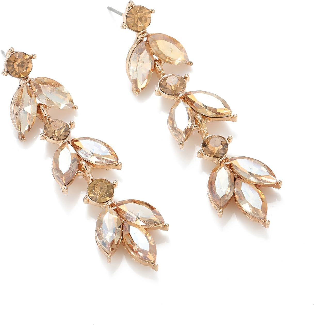 Manufacturer  Wedding Rhinestone Dangle Earrings Elegant Bridal Crystal Drop Earrings for Women Bridesmaids Guest Party Prom  earring