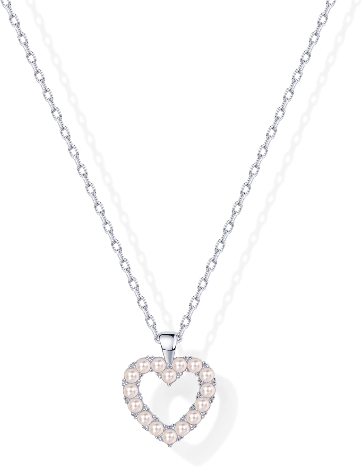 Manufacturer  PAVOI 14K Gold Plated Cubic Zirconia Heart Necklace | Cute Dainty Love Pendant Necklaces for Women  necklace