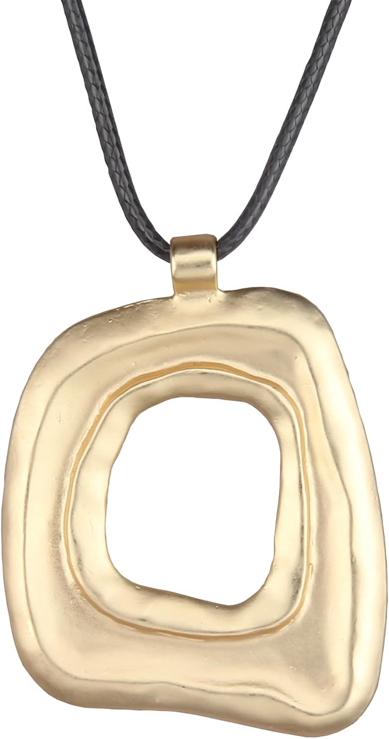 Manufacturer  Boho Necklaces for Women Chunky Circle Necklace Layered Boho Circle Leather Choker Necklace Long Vintage Necklaces Bohemian Jewlery Gifts  necklace