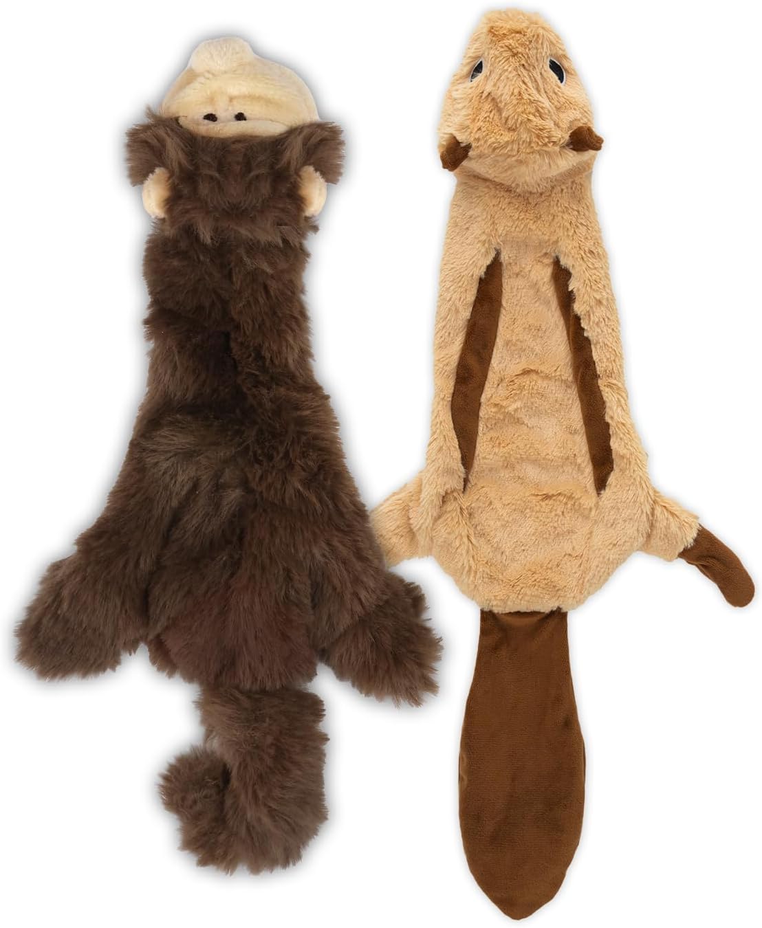 Manufacturer   Best Pet Supplies Squeaky Dog Toys with Soft Durable Fabric for Small, Medium and Large Pets Interactive Toy for Indoor Play, Supports Active Biting and Play - 4 Figures, Small    Dog toy